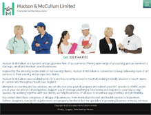 Tablet Screenshot of hudsonmccullum.com